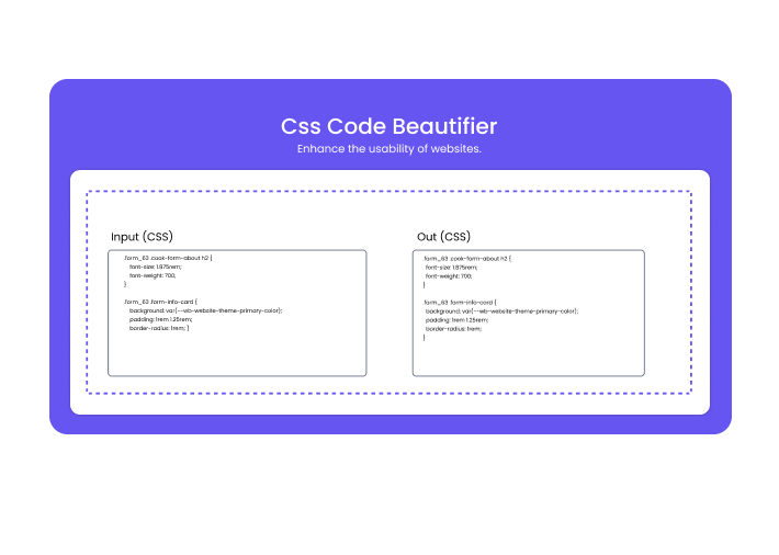 css code beautifier 