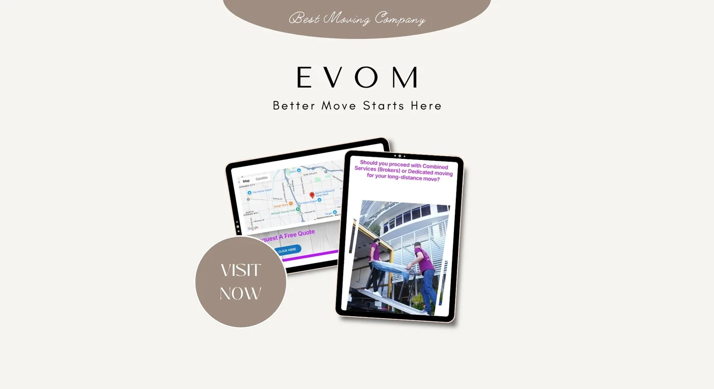 EVOM Moving — referral program and packing services pages