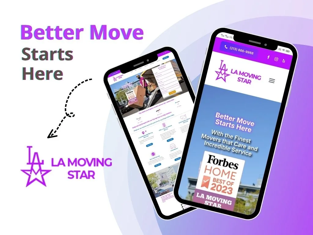 LA Moving Star — mobile pages