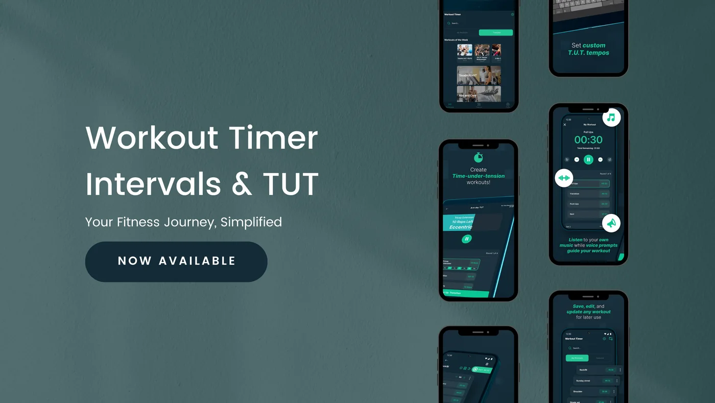 Workout Timer — custom tempo and exercise settings